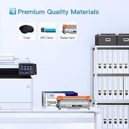 LxTek Compatible Toner Cartridge Replacement for Brother TN2220 TN-2220 TN2010 TN-2010 for Brother HL-2130 HL-2240 MFC-7360N HL-2240D HL-2250DN HL-2270DW DCP-7055W DCP-7060D 7070DW(Black,4-Pack)
