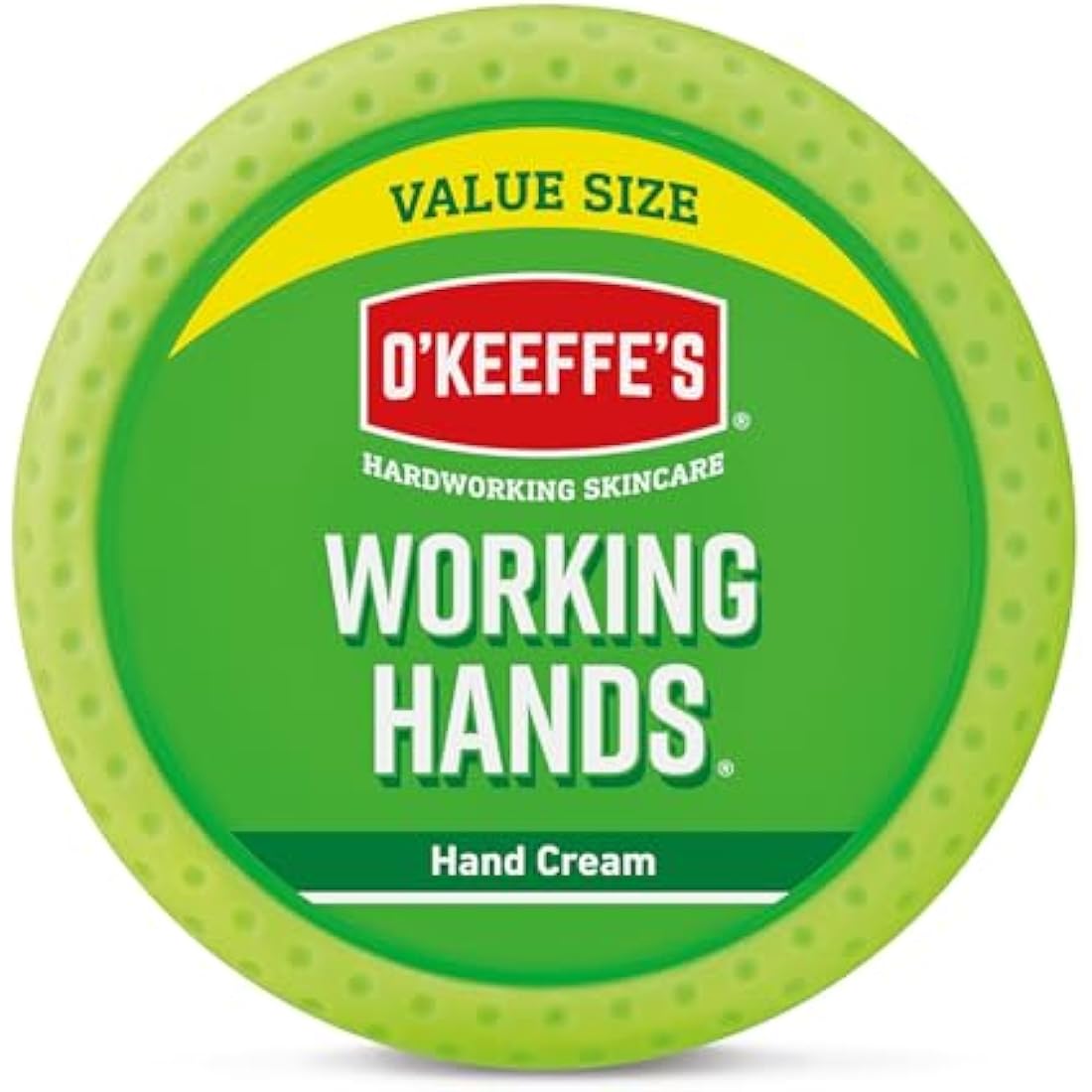 O'Keeffe's Working Hands Value Size Jar 193g (8 Pack) - Hand Cream for Extremely Dry, Cracked Hands | Instantly Boosts Moisture Levels, Creates a Protective Layer & Prevents Moisture Loss