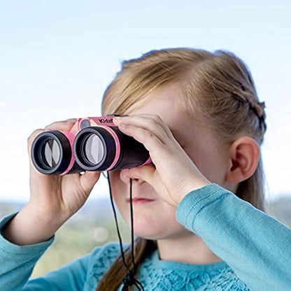 Adventure Kidz Outdoor Exploration Kit, Children’s Binoculars, Flashlight, Compass, Fox Whistle, Magnifying Glass, Backpack. Great Gift Set for STEM, Pretend Play, Ages 3+