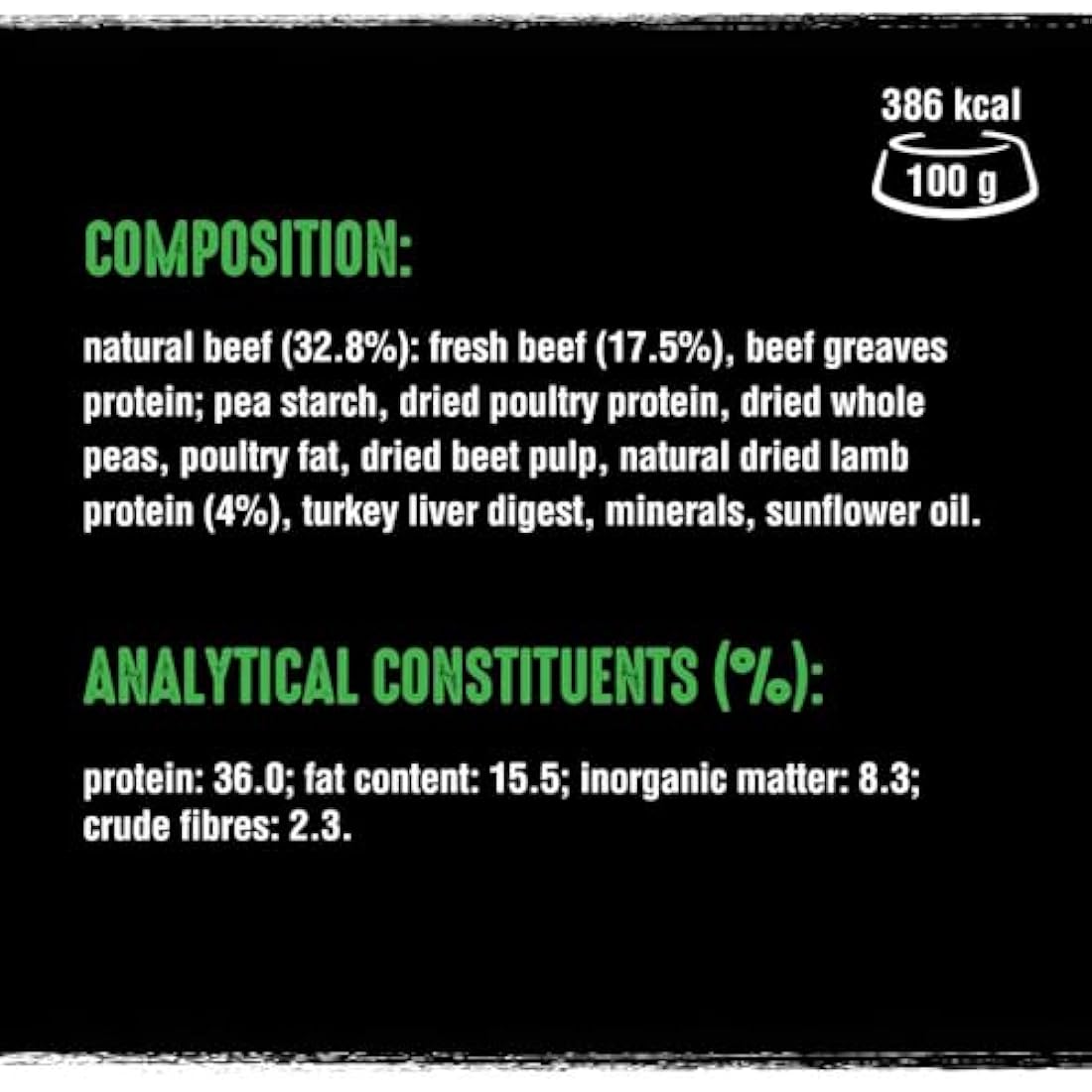 Crave Dry Dog Food with Lamb and Beef – High Protein and Grain-Free – 1 kg (Pack of 4)