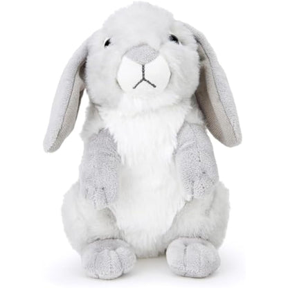 Zappi Co Easter Bunny Plush Toy: Eco-Friendly Grey Rabbit with Floppy Ears, 20cm, Soft & Snuggly, Made from 100% Recycled Materials - Perfect for Easter