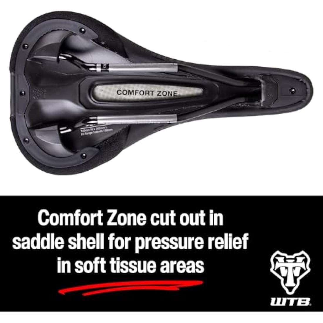 WTB Volt Narrow Cromoly Black Saddle (W065-0583)