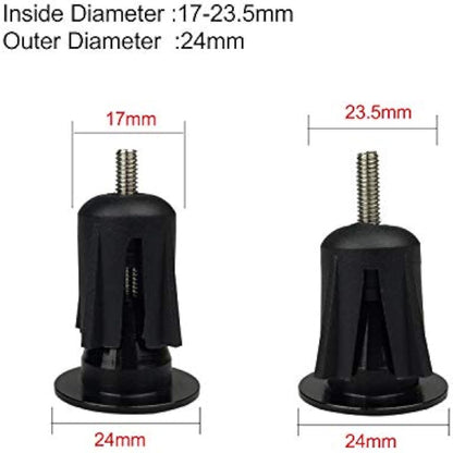 PLATT Bike Handlebar Grips with Aluminum Lock Non-Slip Rubber Bicycle Handle Grip for MTB/BMX