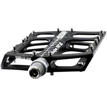 NC-17 Sudpin IV XL TNT Aluminium Platform Pedals/Mountain Bike Pedal/BMX Pedal/Flat Height 17.7 mm/Fail Safe System/Precision Bearing + Cr-Mo Axle/Includes Spare Pins