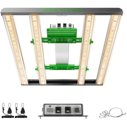 MARS HYDRO 2024 Upgraded E3000 300Watt LED Grow Light 3X3ft UV IR Full Spectrum Grow Light Bar with 1184pcs Diodes Dimmable & Detachable Grow Lamp for Veg Bloom Flower 2.8 umol/J