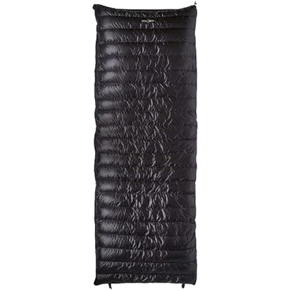 LOWLAND OUTDOOR® Down filled rectangular sleeping bag - Ultra compact blanket - 210x80 cm - 445 gram +8°C