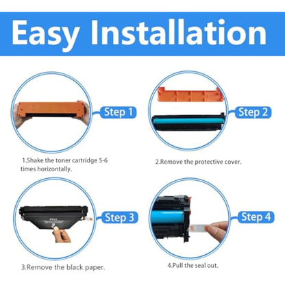LCL W2030A Toner Cartridge Replacement for HP 415A 415X W2030A W2030X (With OEM CHIP) for HP COLOR LASERJET PRO M454 M454DW M454NW M479 M479FDN M479FNW M479DW M479FDW MFP M480f MFP M455dn (1Black)