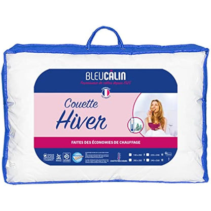 Cuddly Blue Winter Washable Duvet 140 x 200 cm multi-layer construction, be insulated extraordinary, warmth, Saves wear