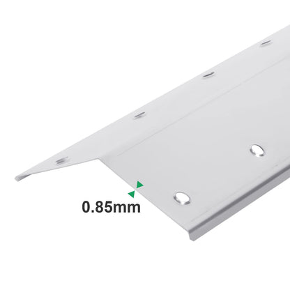 WELL GRILL 41 x 12.7cm Stainless Steel Flavorizer Bar BBQ Heat Shield Plates Outdoor Barbecue Replacement Parts for Outback, Blooma, Ultar, Charbroil,