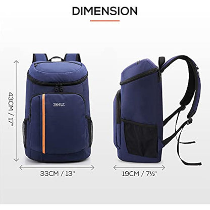 TOURIT Cooler Backpack 30 Cans Lightweight Insulated Backpack Cooler Leak-Proof Soft Cooler Bag Large Capacity for Men Women to Picnics, Camping, Hiking, Beach, Park or Day Trips