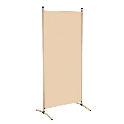 Angel Living 1 Panel Room Divider, Privacy Screen Composed of Polyester Fabric and Sturdy Iron Frame
