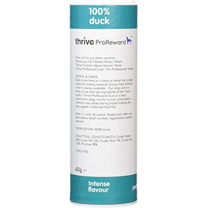 thrive Dog ProReward DUCK TREATS 60g (PACK OF 4)
