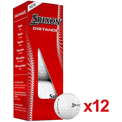 Srixon Distance 10 (NEW MODEL) - Dozen Golf Balls - High Velocity and Responsive Feel - Resistant and Durable - Premium Golf Accessories and Golf Gifts