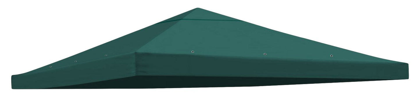 BenefitUSA Replacement Gazebo Canopy Top Patio Pavilion Cover Sunshade Polyester Single Tier, Green