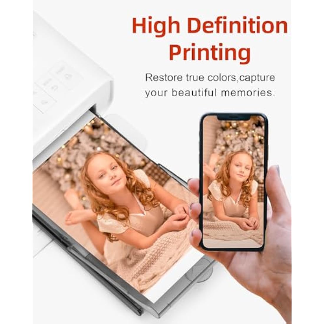 Compatible for Canon Selphy CP1300 CP1500 Ink Photo Paper Set,100 x 148mm 108 Sheets Paper and 3 Color Ink Cassette, Replace for Canon Selphy KP-108IN CP1200 CP1000 CP910 CP810 CP790 CP Printers