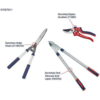 Spear & Jackson CUTSETSS11 Razorsharp 3 Piece Cutting Set