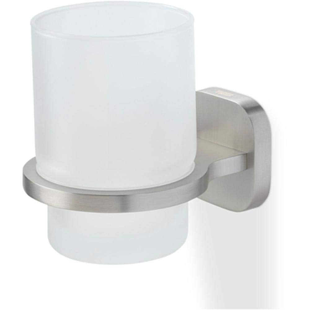 Tiger Ramos Tumbler Holder, Zamac, Stainless Steel Brushed, 7.7 x 9.6 x 10.4 cm