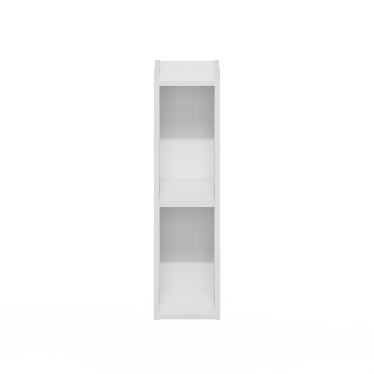 Furinno FULDA Book Shelf, 2-Tier Narrow Bookshelf, Bookcase with 6-In Width Storage Shelf, 9.3 x 5.9 x 21.2, for Living Room, Bedroom, Home Office