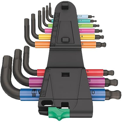 Wera 05133164001 950/9 Hex-Plus Multicolour 2 L-Key Set