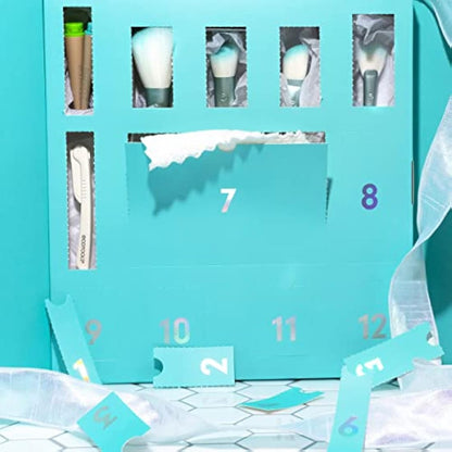 EcoTools Limited Edition 12 Days of Bliss Christmas Gifts, Makeup Brushes and Beauty Sponges, Premium Quality