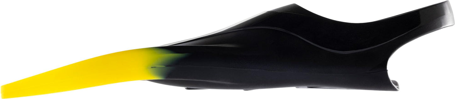 CRESSI Adult Swim Fins - Flexible Silicone for Comfortable and Durable Use, Black/Yellow, 38/40 - Pura: Designed in Italy