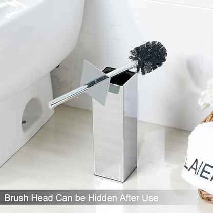 BGL Stainless Steel Material Stand Toilet Brush Holder For Bathroom And Hotel (chrome)