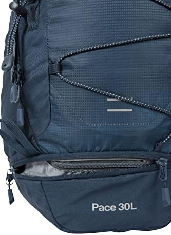 Mountain Warehouse Pace 30L Rucksack - Hydration Compatible Backpack, Airflow Back System Rucksack, Packaway Rain Cover - For Travelling, Camping, Hiking