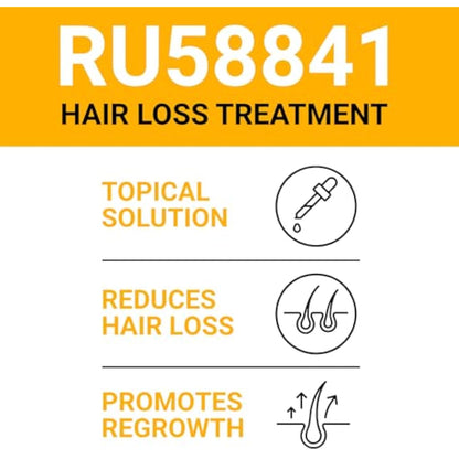 Mettle Mane - RU58841 5% Solution (50mg/ml) - DHT Blocker Hair Serum - 30ml Bottle