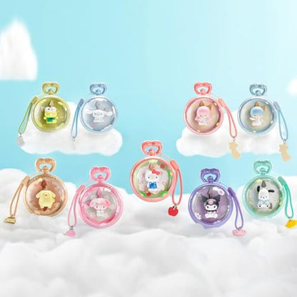 POP MART The Wonderful Time With Sanrio Characters Series Scene Sets Whole Set（8Boxes） 2.5 inches Articulated Character Premium Design gifts for women Fan-Favorite blind box