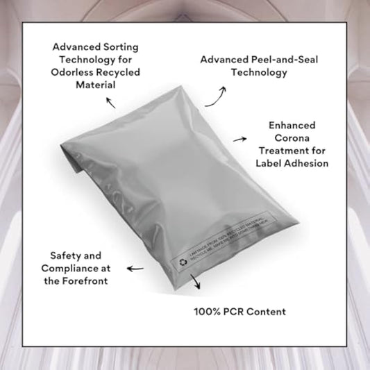 DVIVA 100pcs Postage Bags for Clothes |9"x12" Waterproof and Tear-Proof Mailing Bags | Large Parcel Bags for Delivery, Shipping & Packages