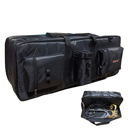 Metal Detector Carry Bag Portable Waterproof Canvas Storage Bag Double-layer Carry Tools Organizer Backpack for Metal Detect