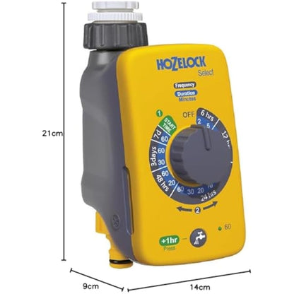 HOZELOCK - Watering Timer Sensor Controller : Automatic and Easy Watering With Its Light Sensor, Daily Watering At Sunrise And/or Sunset, Manual Watering Function [2212 0000]