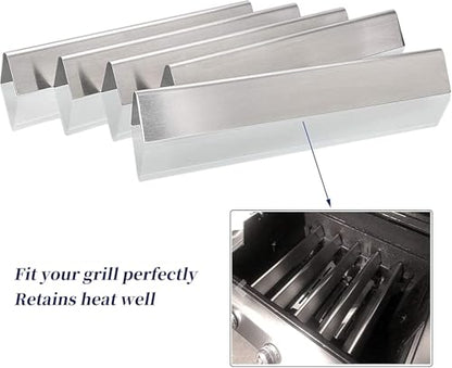 Denmay 7621 44.45CM Flavorizer Bar 1.3mm Stainless Steel Heat Plate for Weber Genesis 300 series E/EP-310, 320, 330, Genesis S-310, 330 (with Front