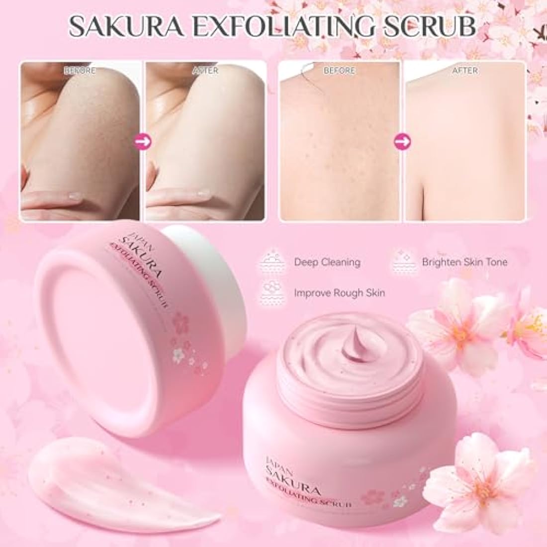 9 Pcs Bath Gift Sets, Pamper Gifts for Women, Sakura Bath Sets for Women Gifts with Body Wash, Lotion, Soap, Bath Bomb, Scrub, Hand Cream & Lip Mask, Home Spa Skincare Gift Set for Mom Teen Girls