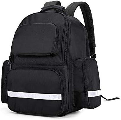 Trunab First Responder Bag Trauma Backpack Empty, Medical Emergency Kits Storage Jump Bag Pack for EMT, EMS, Police, Firefighters, Safety Officers - Patented Design