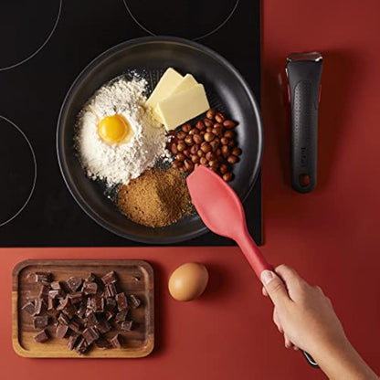 Tefal Ingenio Unlimited ON 5 Piece Non-Stick Induction Pan Set, 22&28 cm Frying Pans, 16&20 cm Saucepans, 1 Bakelite Removable Handle, Easy Cleaning, Heat Indicator, Black, L3959543
