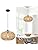 FORCOSO Rattan Pendant Ceiling Light, Boho Lamp Hanging Light Shade Rattan Lampshade, E27 Vintage Light Fitting, Rustic Ceiling Lamp Fixtures for Living Room Bedroom Dining Table Hallway Kitchen