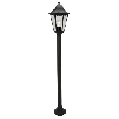 Smartwares Outdoor Lantern, Garden Post, Aluminium & Glass, 125cm, Wired, 60 Watt, E27