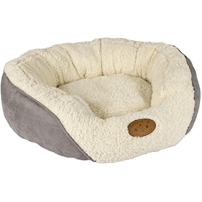 Banbury & Co Luxury Small Cosy Cat/Dog Bed, Small,GREY