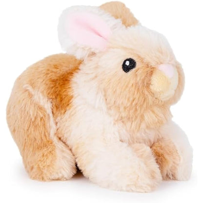 Zappi Co 100% Recycled Plush Rabbit Toy (15cm Length) Stuffed Soft Cuddly Eco Friendly animals Collection For New Born Child First kid