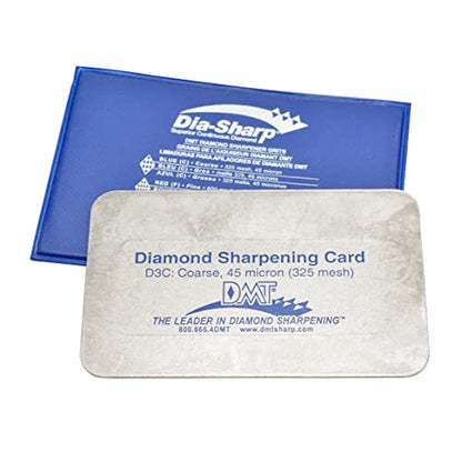 DMT D3EFC 3-inch Dia-Sharp Sharpener, Credit Card Sized- Extra-Fine, Fine and Coarse Diamond -Set of 3