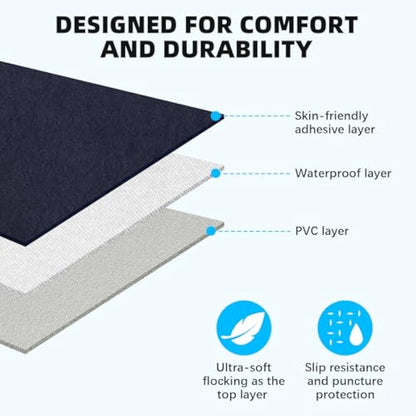 KMZ Inflatable SUV Air Mattress with Pump Car Air Mattress Outdoor Car Bed for Back SUV Portable Sleeping Pad Mattress