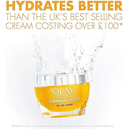 Olay Vitamin C + AHA24 Day Gel Face Cream For Bright And Even Tone 50ml