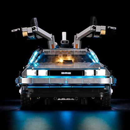 BRIKSMAX Light For Lego Back-to-the-Future-Time-Machine 10300 - Led Lighting Kit Compatible with Lego Creator Expert 10300 - Not Include the Lego Set