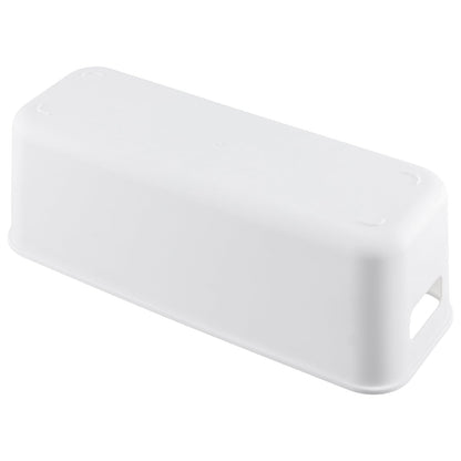 MAHIONG 10 PCS Narrow Storage Box, Plastic Small Storage Baskets with Handles, Cupboard Organiser Storage Boxes for Kitchen, Home, Office, Bathroom