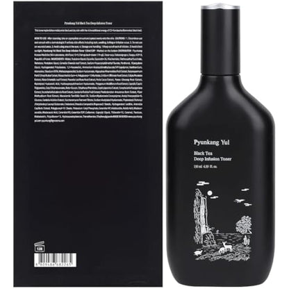 Pyunkang Yul Black Tea Deep Infusion Toner, 130ml Korean Anti-Aging Facial kit, Beauty Toner for Women with Hyaluronic Acid, Ceramide, Wrinkle Care, Firm and Brighter Skin 4.3 Fl Oz (Pack of 1)