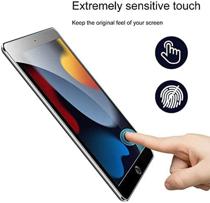 TOPESCT IPad 10.2 inch Screen Protector[2 Pack], Tempered Glass Film for Apple iPad 2021 2020 2019 (9th / 8th / 7th Generation),9H Hardness, Ultra Clear, Anti-Scratch,for iPad 7 / iPad 8 / iPad 9