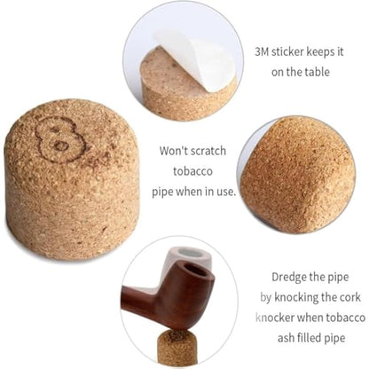 Joyoldelf Tobacco Pipe Straight Smoker, Rosewood Smoking Pipe Set Including Foldable Pipe Stand, 3-in-1 Pipe Scraper, Pipe Filters and Other Pipe Accessories