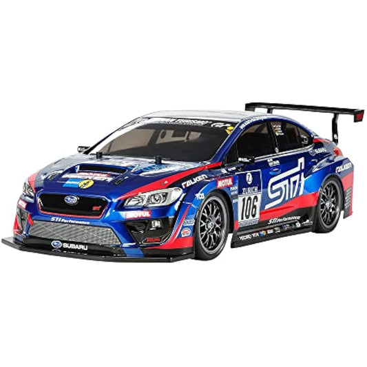 TAMIYA 58645-1:10 RC Subaru WRX STI 24H Nürburgring TT-02 Remote Control Car/Vehicle, Model Building, Kit, Hobby, Assembly