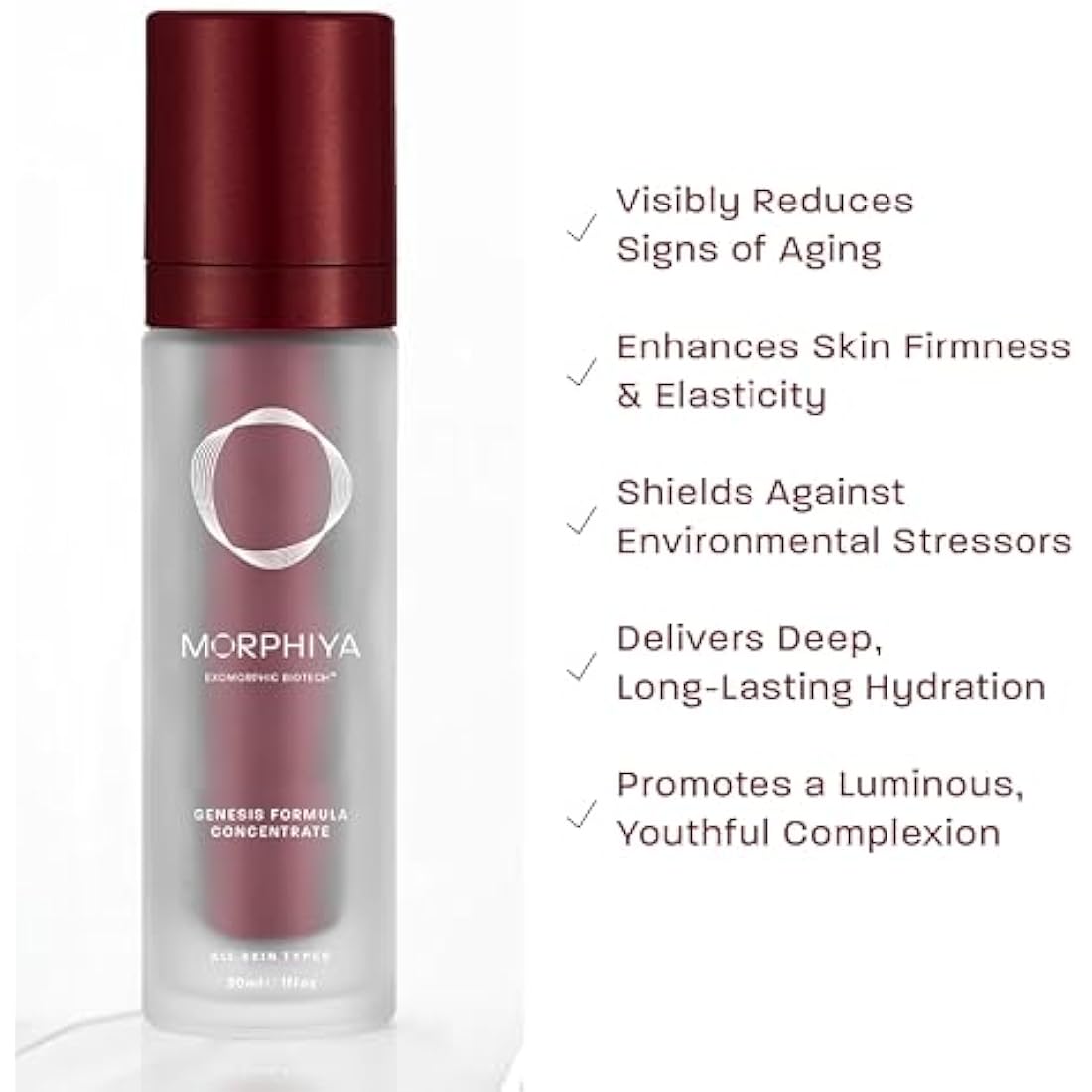 MORPHIYA EXOMORPHIC BIOTECH Concentrate Anti-Aging Skin Rejuvenation and Hydrating Cream, 30 ml